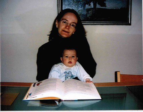 2000, mit erstem Kind in Hamburg