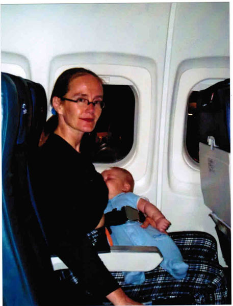 Juni 2006, Flug nach Island mit Sohn